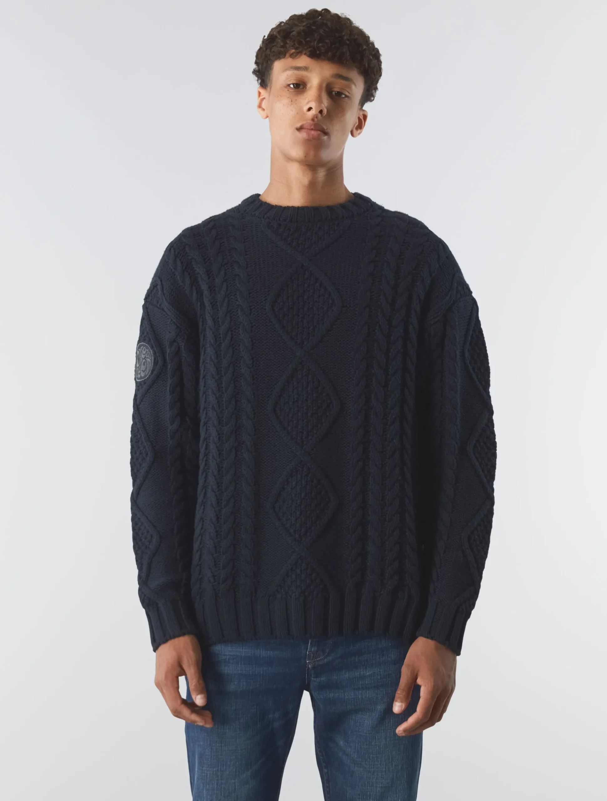 Pretty Green Hamilton Cable Knit Online