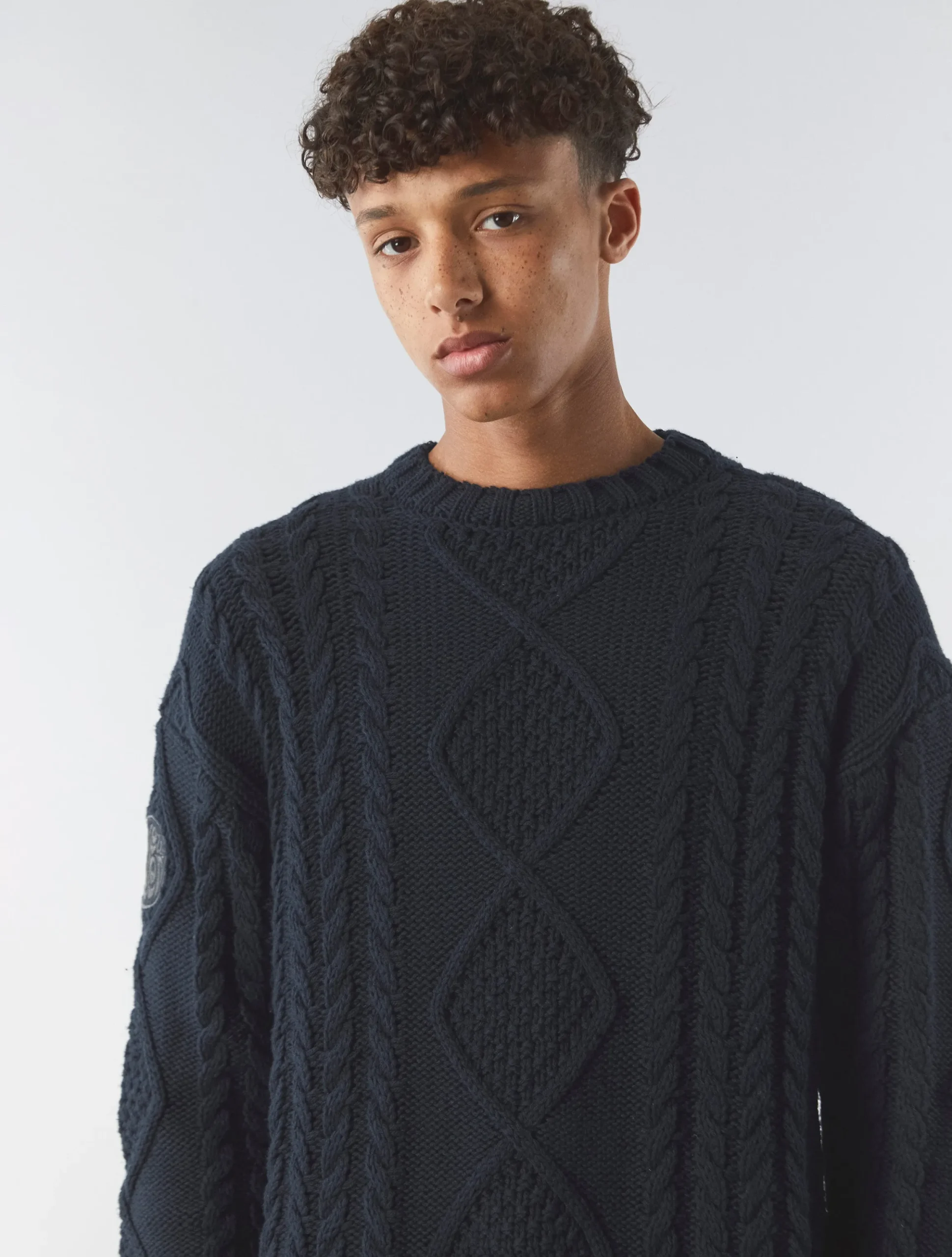Pretty Green Hamilton Cable Knit Online