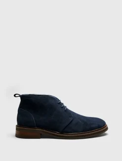 Pretty Green Handley Boot Navy Best