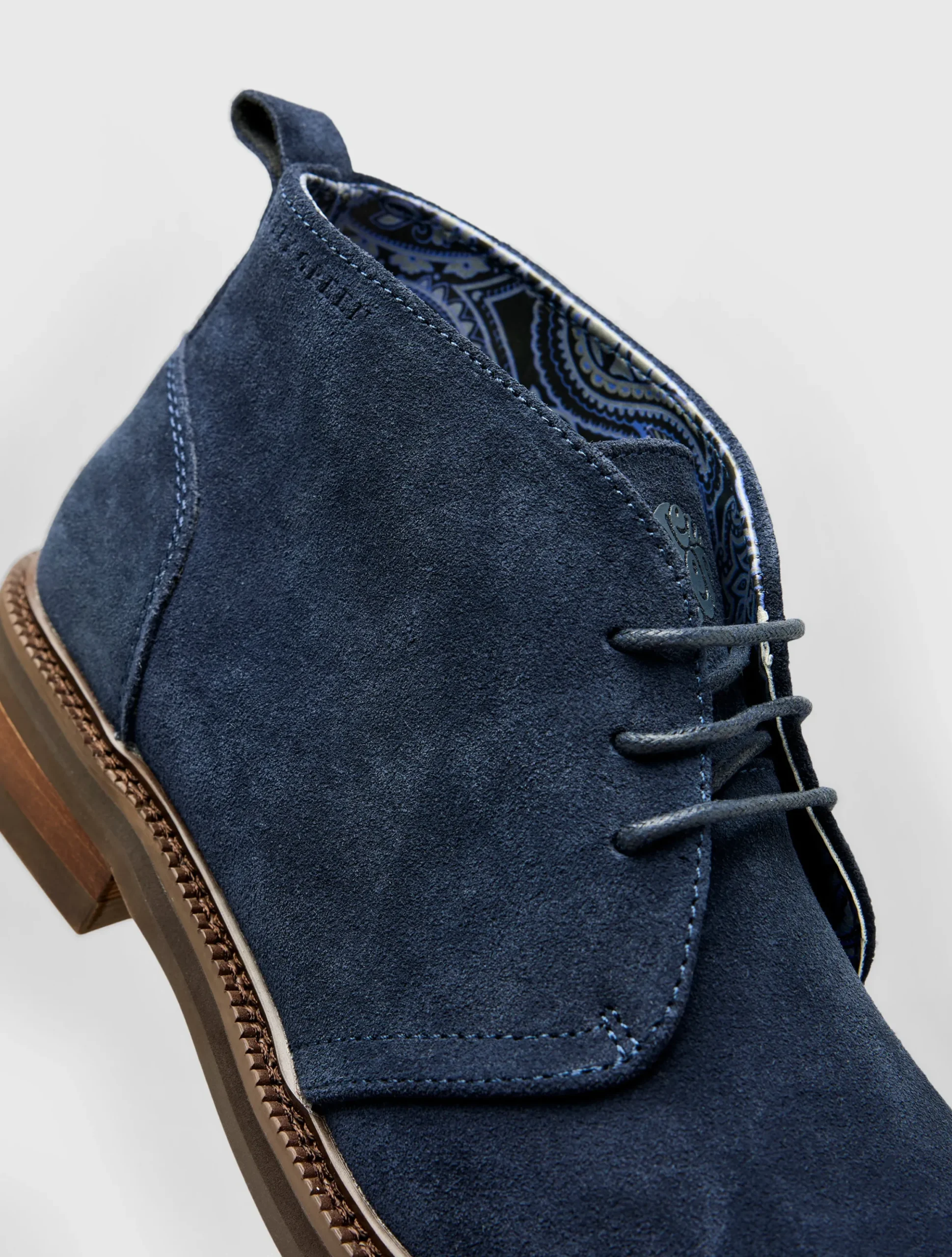 Pretty Green Handley Boot Navy Best