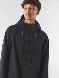 Pretty Green Harris Soft Shell Parka Clearance