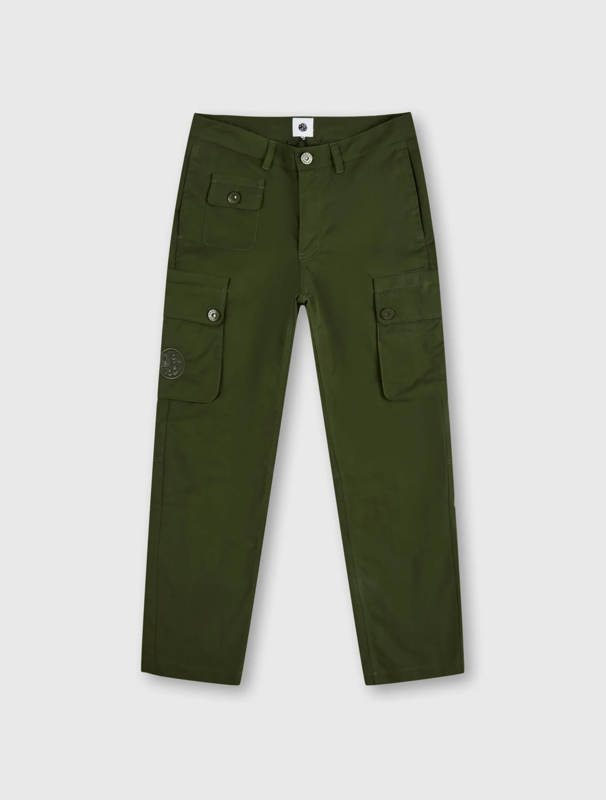 Pretty Green Heathen Cargo Trousers Khaki Online