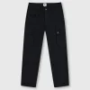 Pretty Green Heathen Cargo Trousers Black Cheap