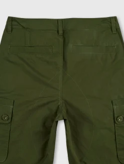 Pretty Green Heathen Cargo Trousers Khaki Online