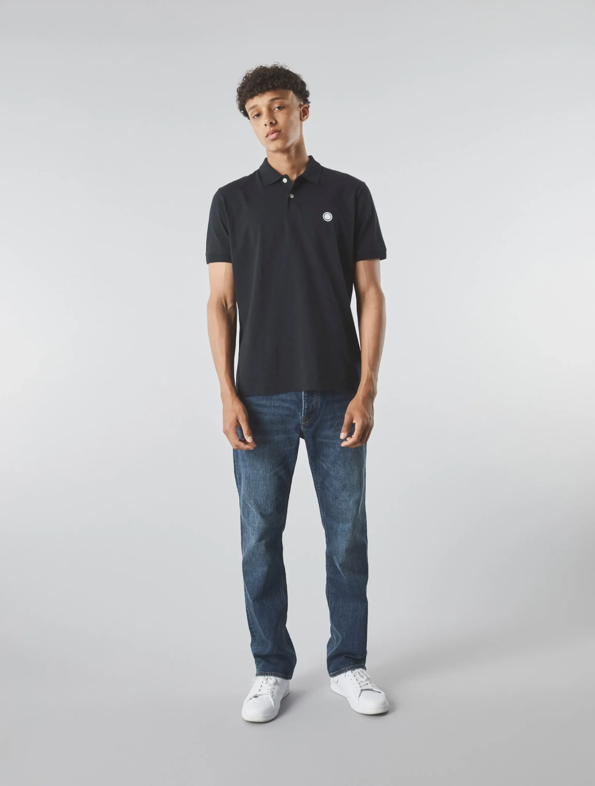 Pretty Green Jerry Jersey Polo Black Online
