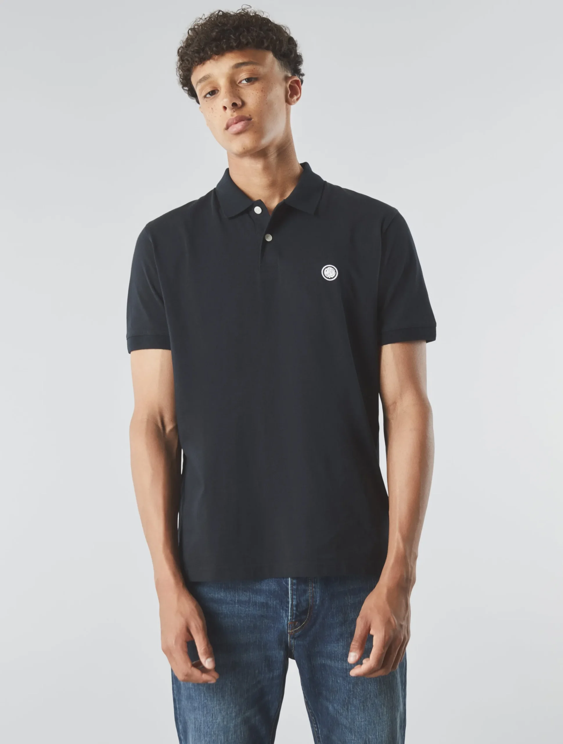 Pretty Green Jerry Jersey Polo Black Online