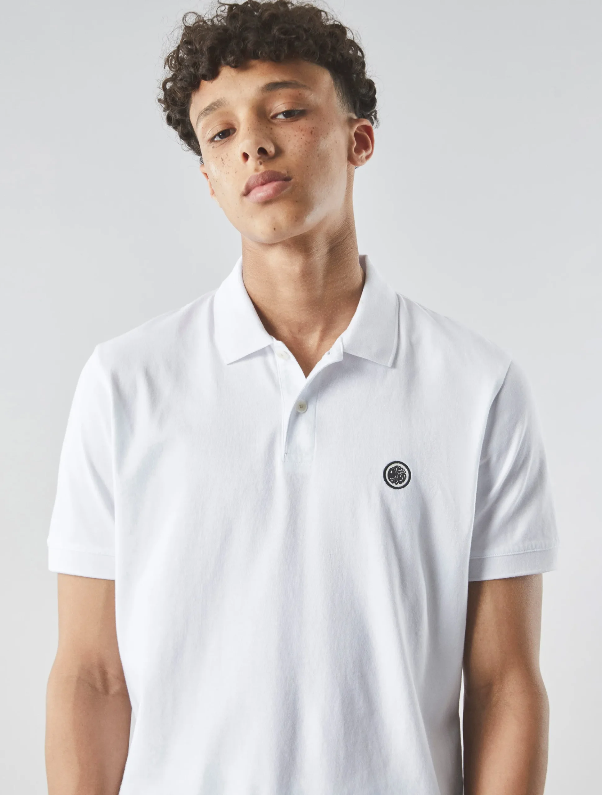 Pretty Green Jerry Jersey Polo White Online