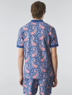 Pretty Green Laguna Paisley Polo New