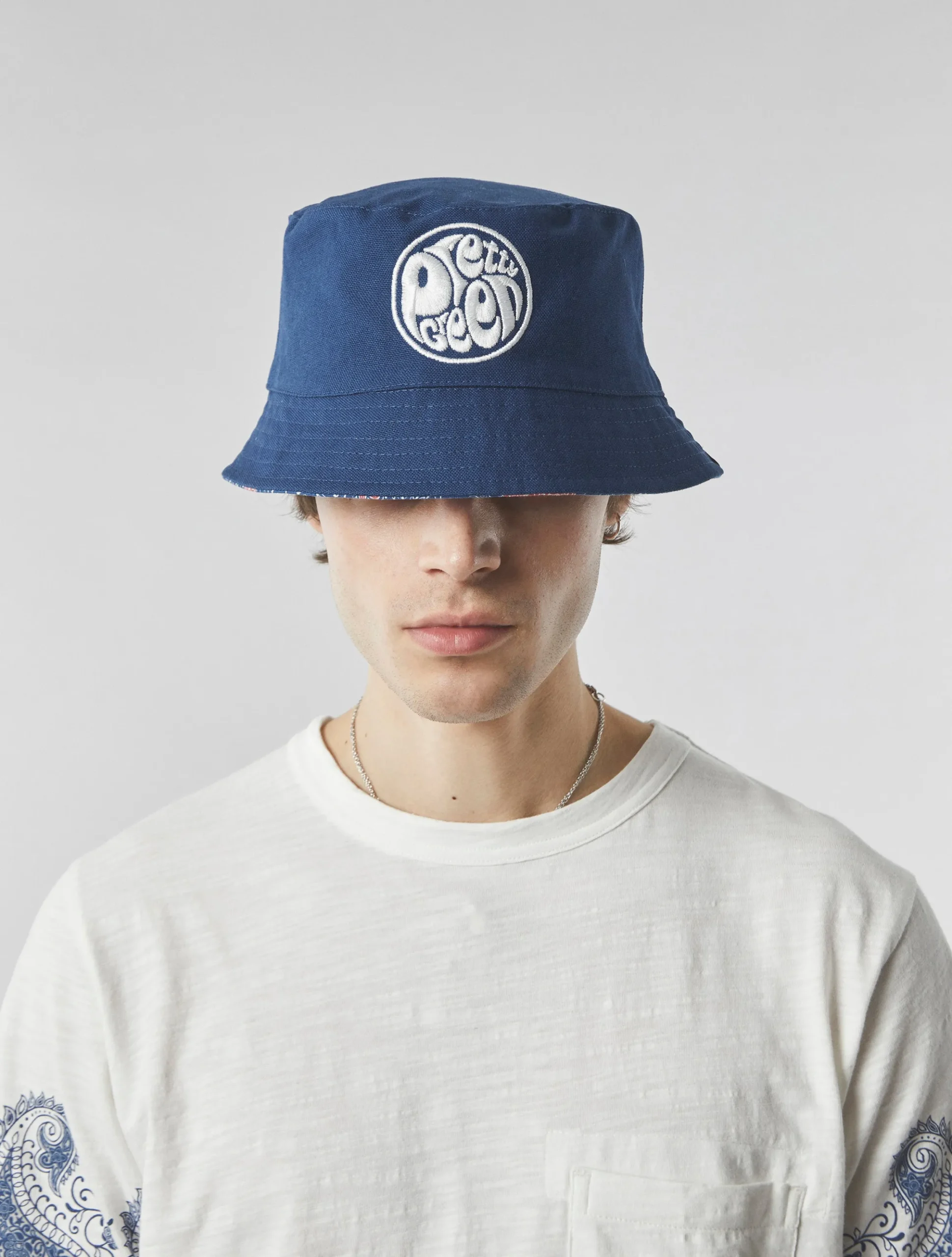 Pretty Green Laguna Paisley Reversible Bucket Hat Flash Sale