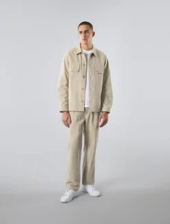 Pretty Green Libertine Trousers Stone Best Sale