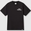 Pretty Green Live Forever Text T-Shirt Black Store