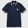 Pretty Green Live Forever Tipped Polo Navy Shop