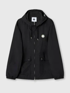 Pretty Green Live Forever Zip Up Jacket Black Outlet