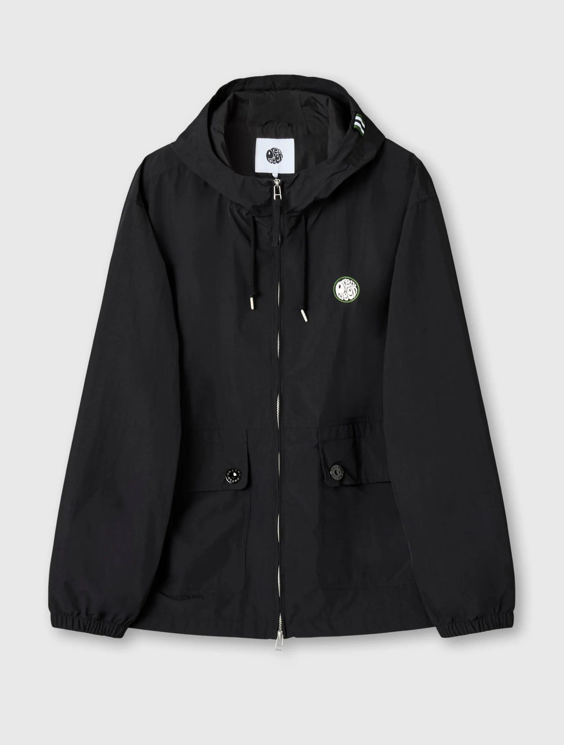 Pretty Green Live Forever Zip Up Jacket Black Outlet