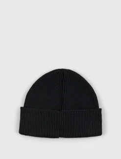 Pretty Green Logo Knit Beanie Black Shop