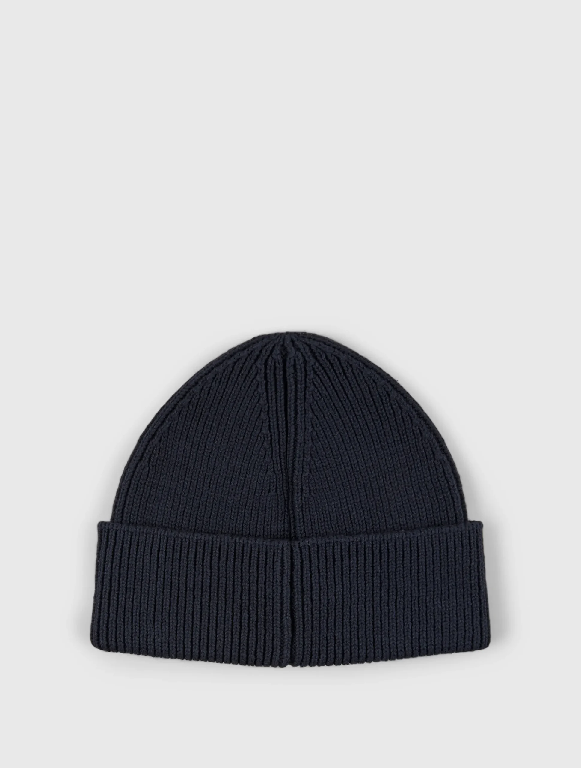 Pretty Green Logo Knit Beanie Navy Sale