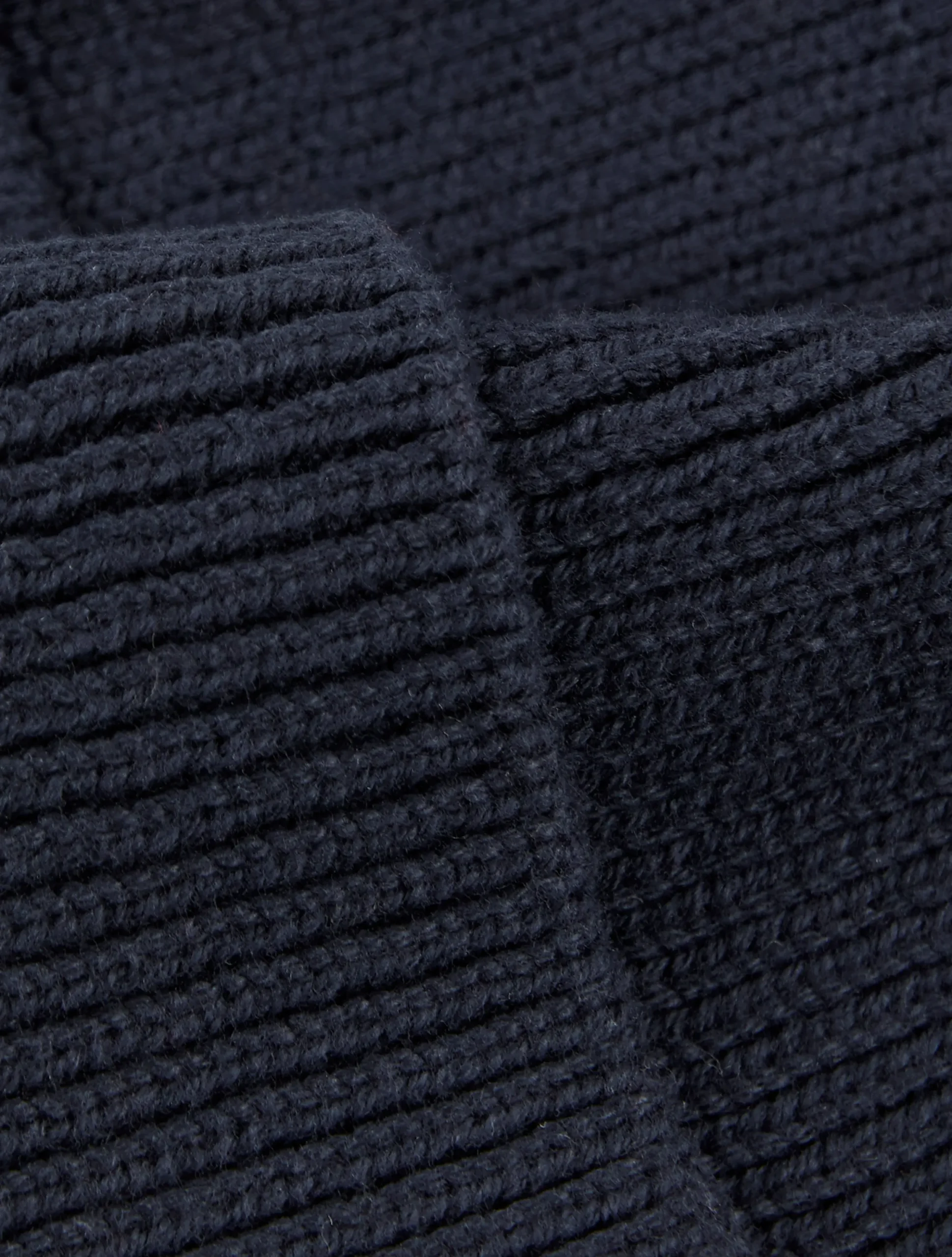 Pretty Green Logo Knit Beanie Navy Sale