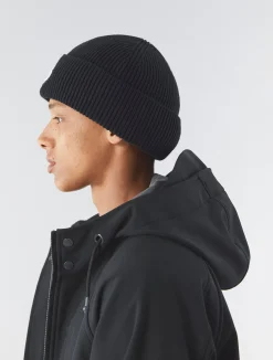 Pretty Green Logo Knit Beanie Black Shop