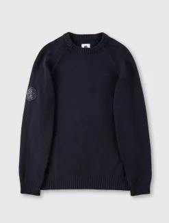 Pretty Green Mason Crew Knit Navy Best