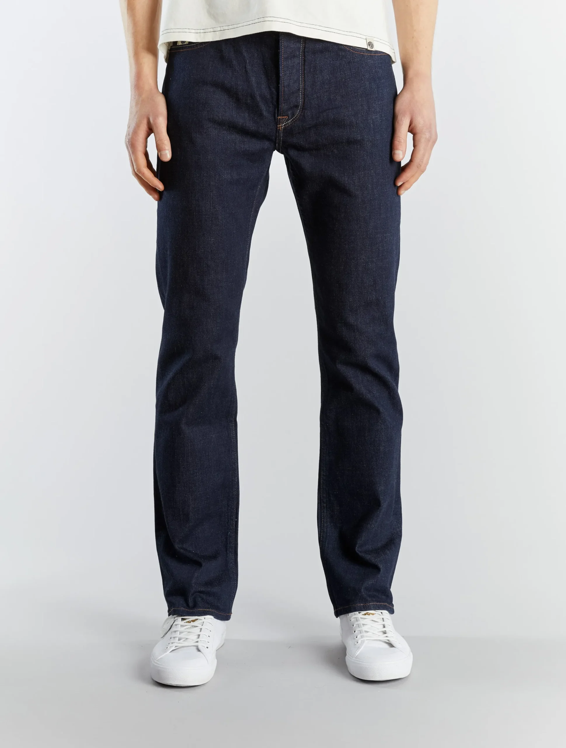 Pretty Green Mens Burnage Fit Jeans RinseWash Cheap