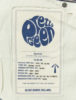 Pretty Green Mens Burnage Fit Jeans RinseWash Cheap