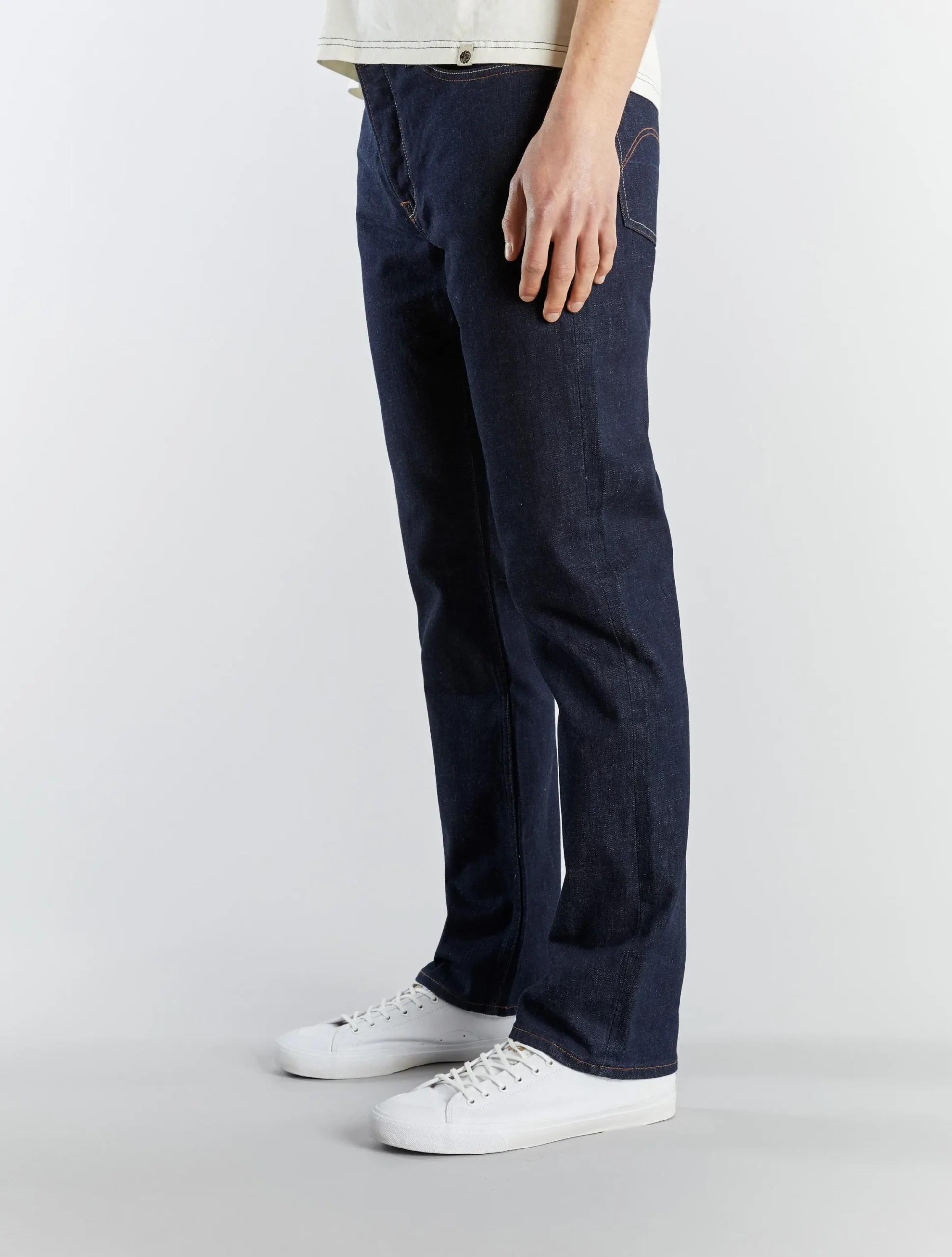 Pretty Green Mens Burnage Fit Jeans RinseWash Cheap