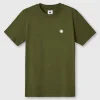 Pretty Green Mitchell T-shirt Khaki Cheap