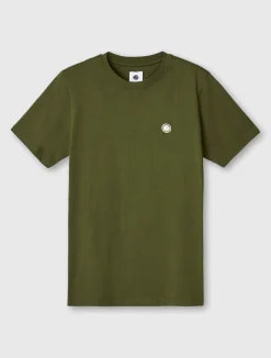 Pretty Green Mitchell T-shirt Khaki Cheap