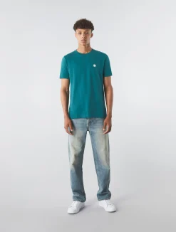 Pretty Green Mitchell T-Shirt Teal New