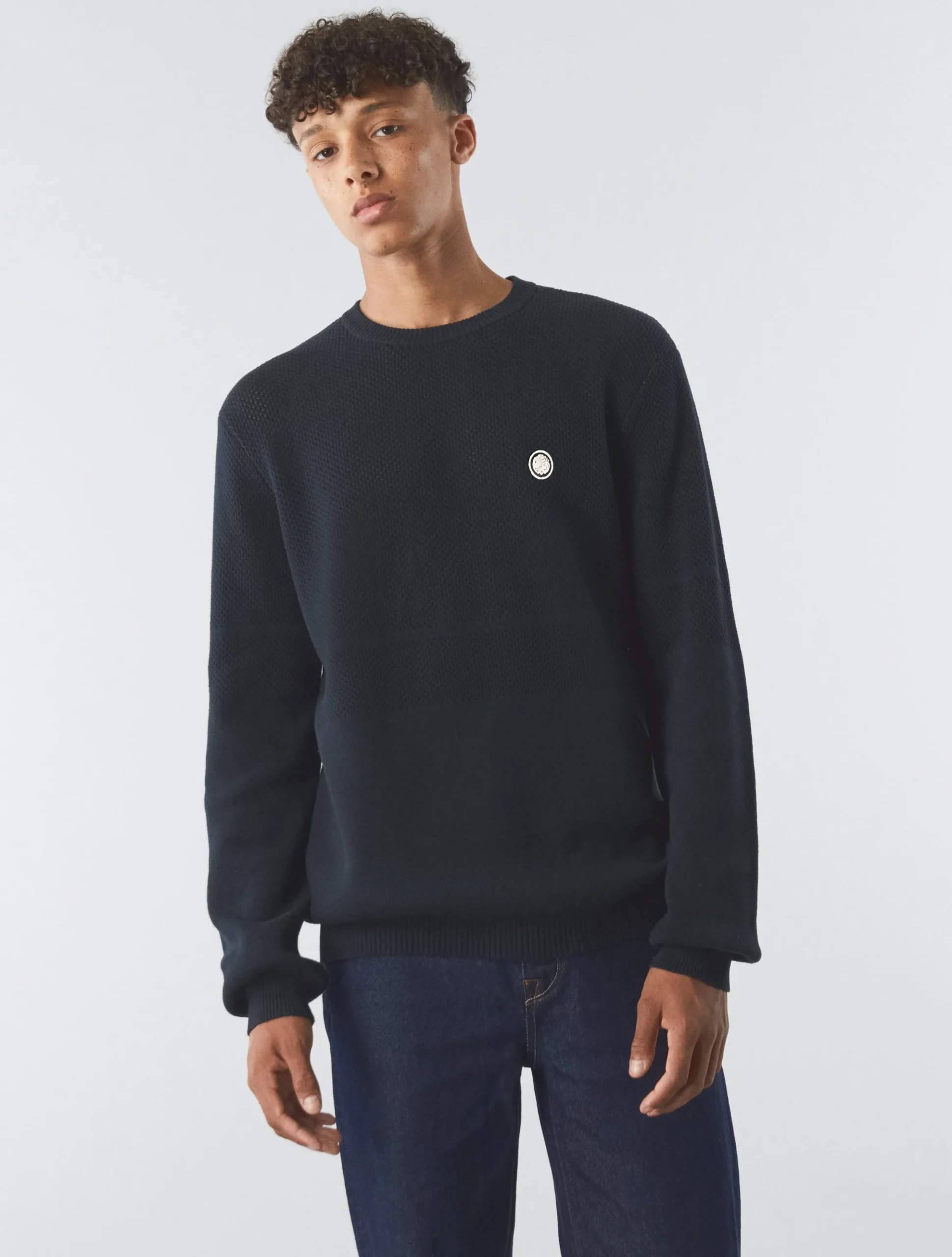 Pretty Green Mountfield Knit Black Flash Sale