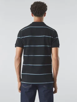 Pretty Green Mountfield Stripe Polo Black Online