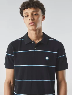 Pretty Green Mountfield Stripe Polo Black Online