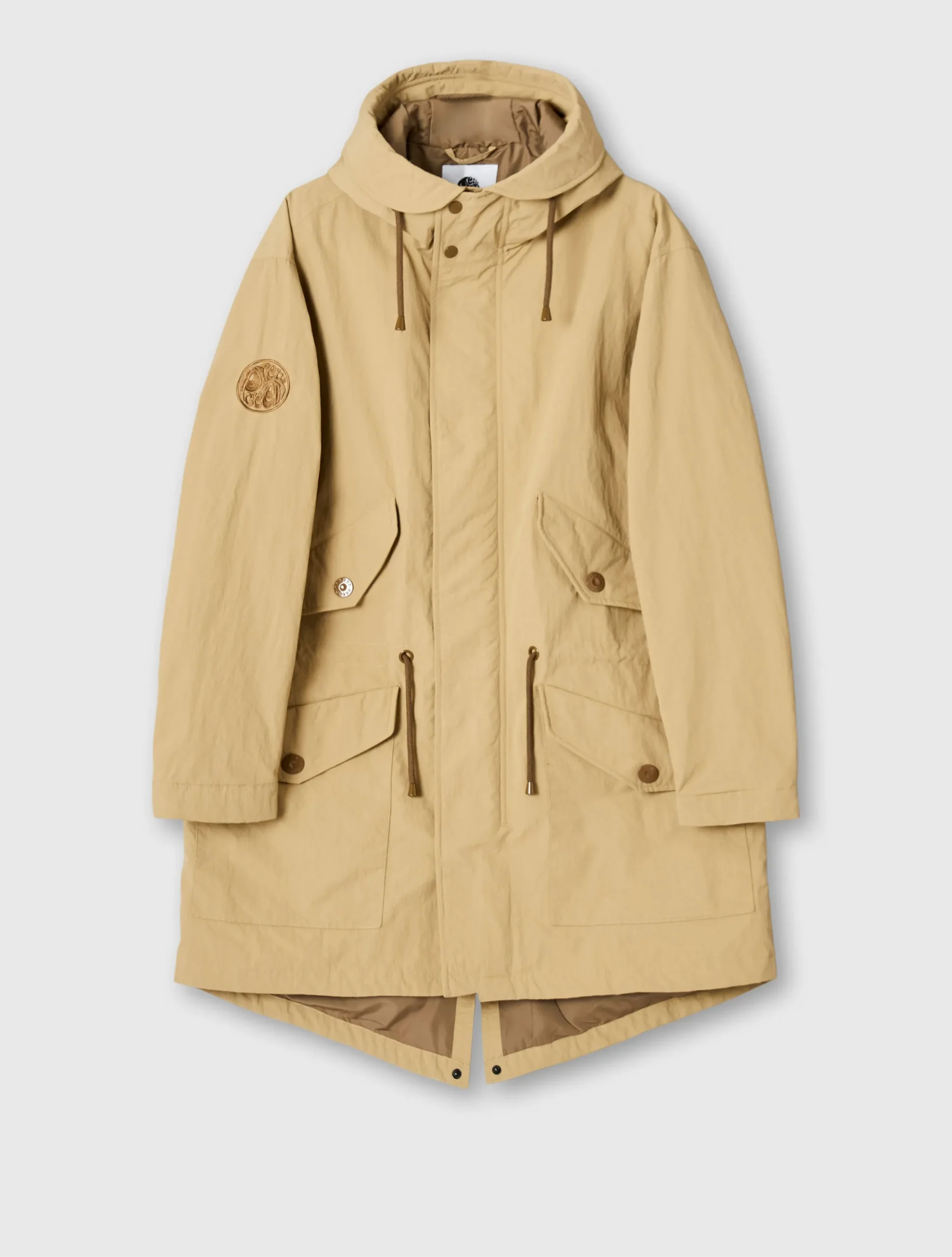 Pretty Green Nomad Parka Sand Discount