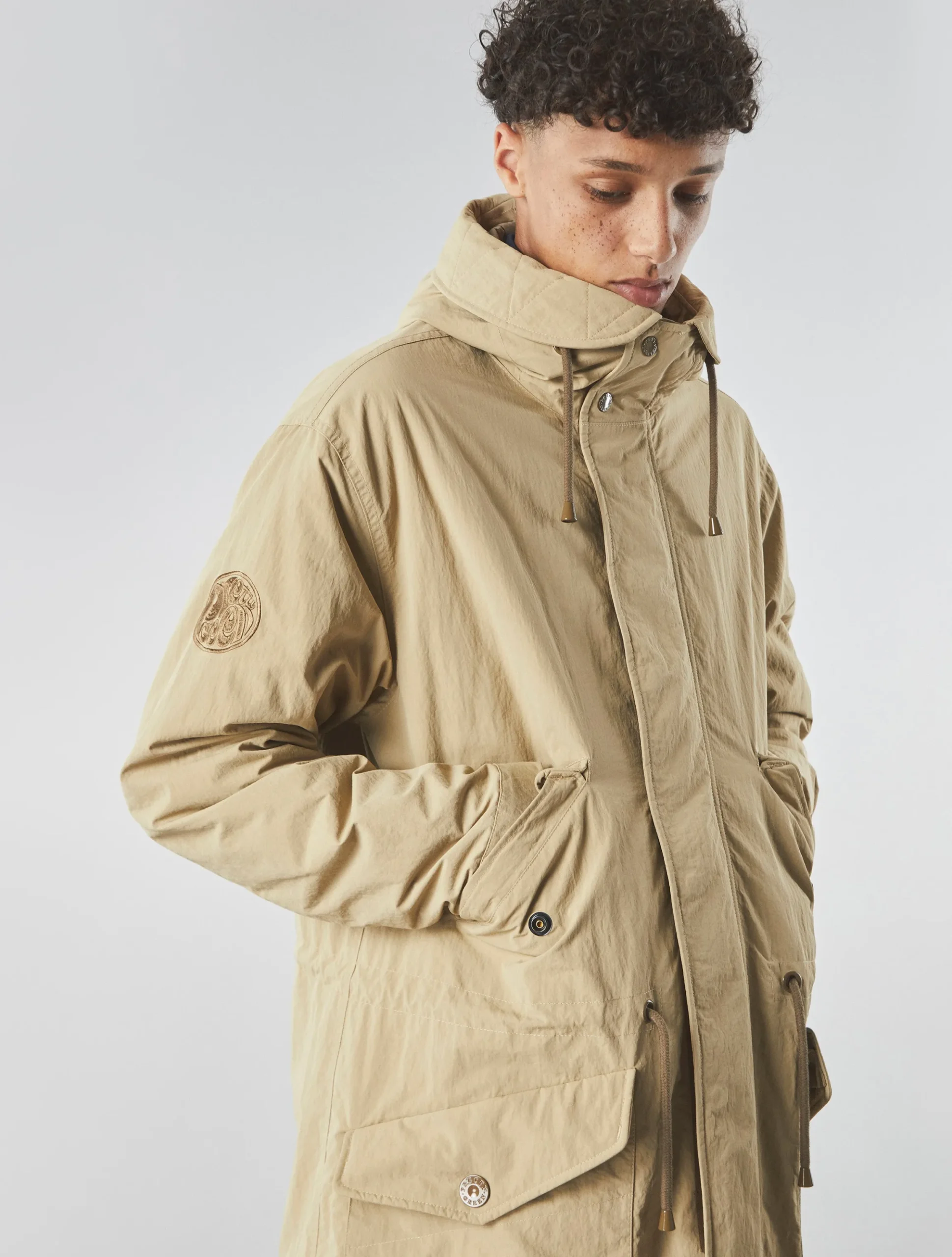 Pretty Green Nomad Parka Sand Discount