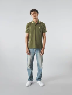 Pretty Green Pennington Tape Polo Best
