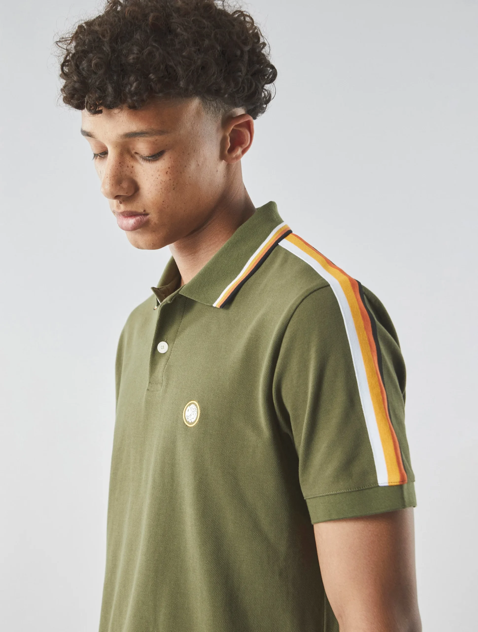 Pretty Green Pennington Tape Polo Best