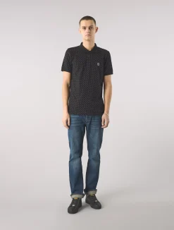 Pretty Green Polka Dot Polo Shirt Online