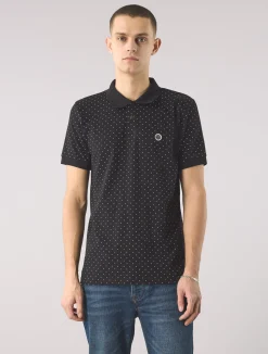 Pretty Green Polka Dot Polo Shirt Online