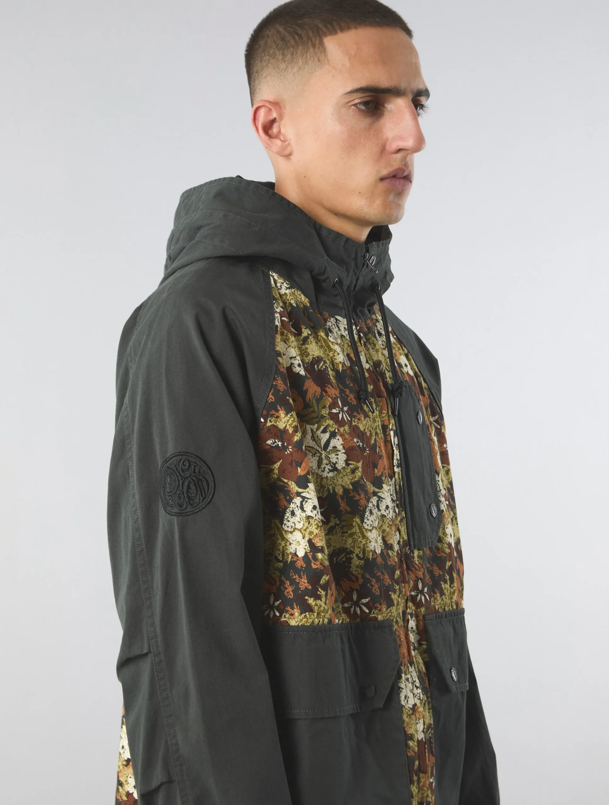 Pretty Green Prestleigh Floral Colourblock Jacket Cheap