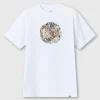 Pretty Green Prestleigh Floral Logo Tshirt White Discount