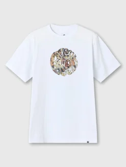Pretty Green Prestleigh Floral Logo Tshirt White Discount