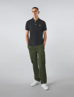 Pretty Green Prestleigh Floral Placket Polo Black Online