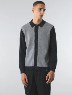 Pretty Green Roxy Knit Shirt Black Sale