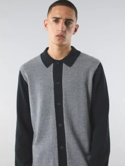 Pretty Green Roxy Knit Shirt Black Sale