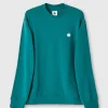 Pretty Green Standards Crew Sweat Teal Clearance