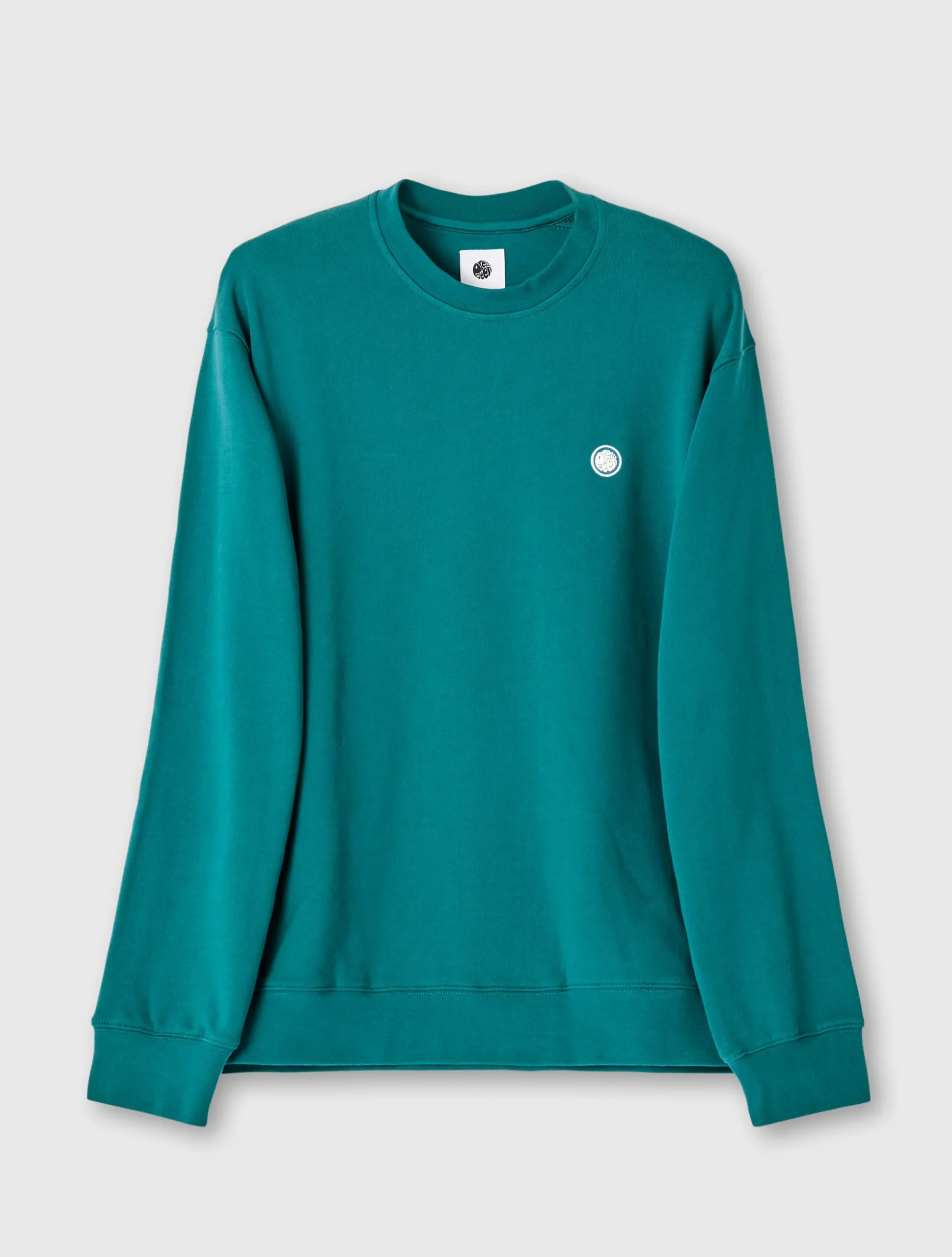 Pretty Green Standards Crew Sweat Teal Clearance