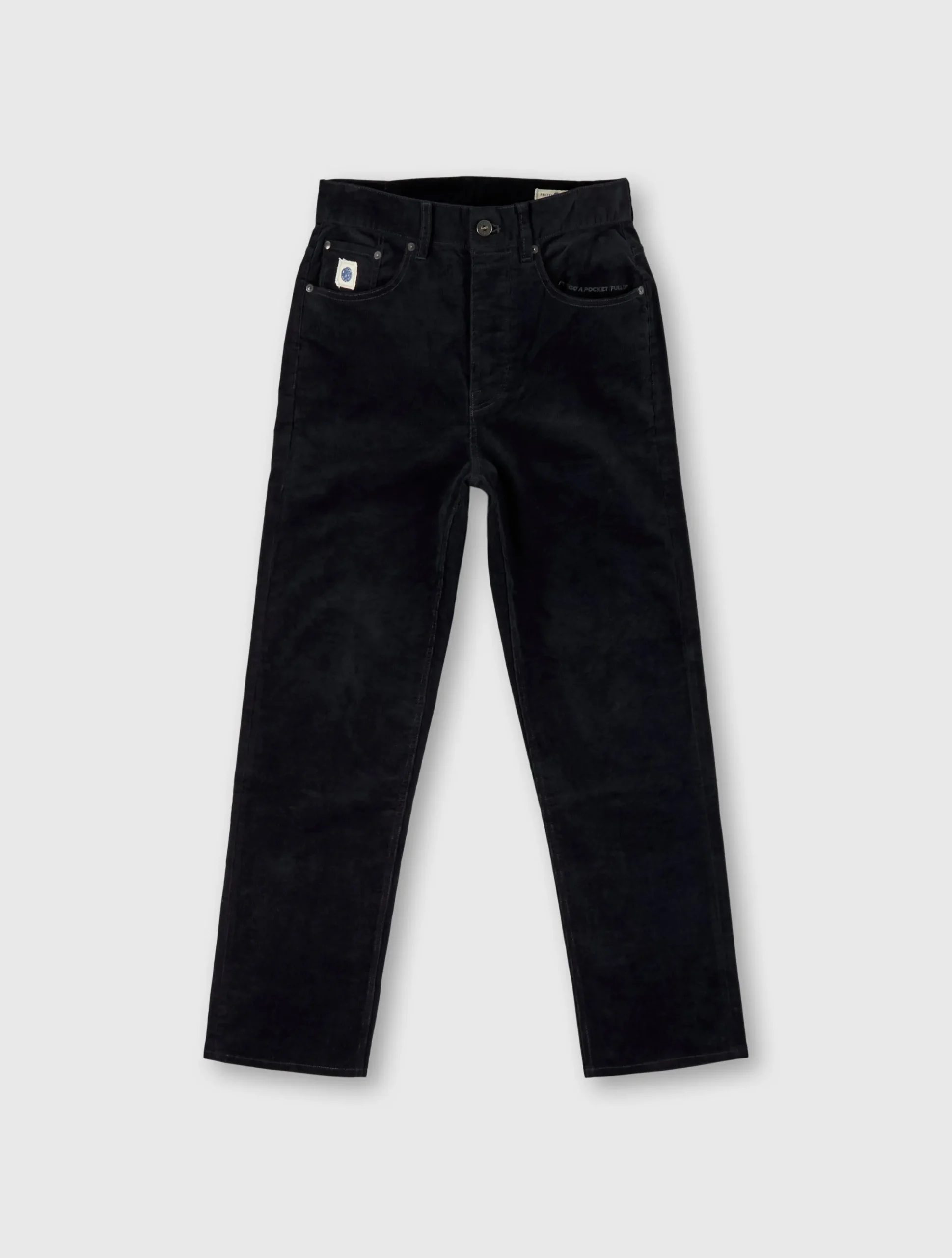 Pretty Green Straight Fit Cords Black Shop