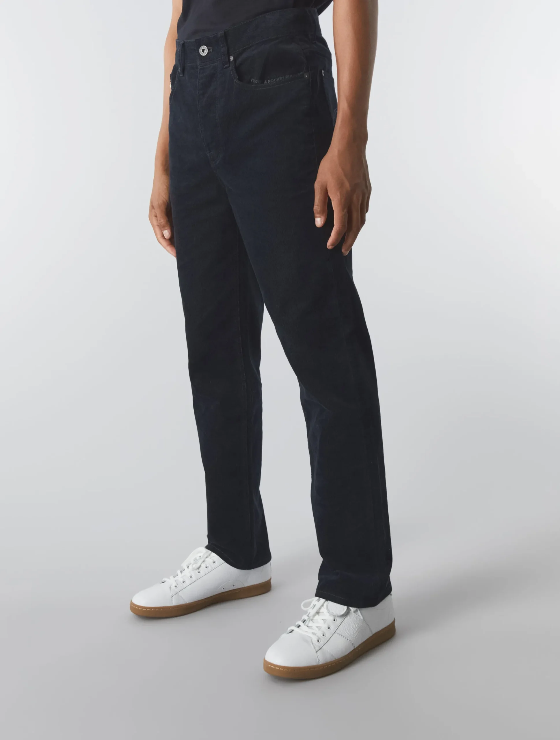 Pretty Green Straight Fit Cords Black Shop