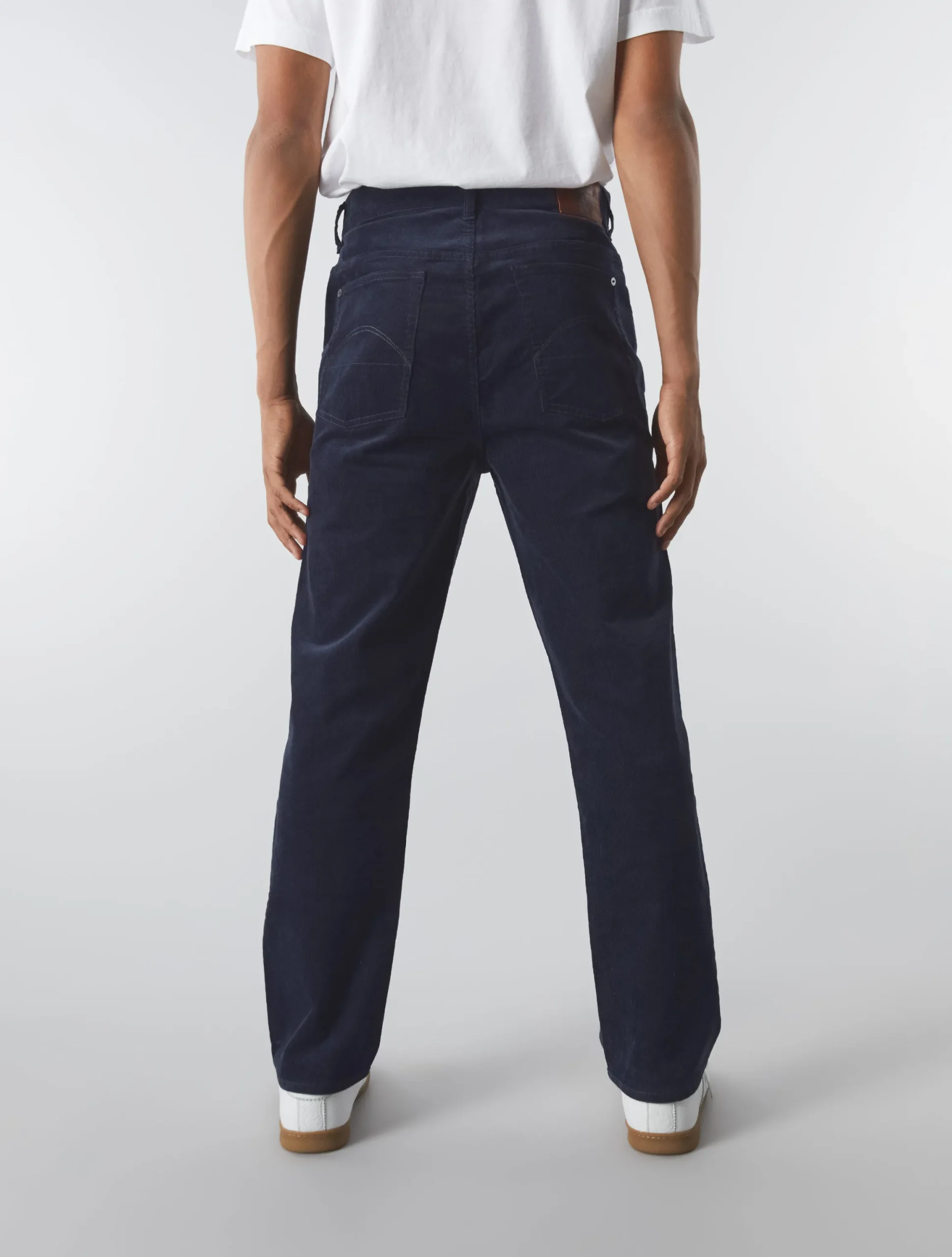 Pretty Green Straight Fit Cords Navy Discount
