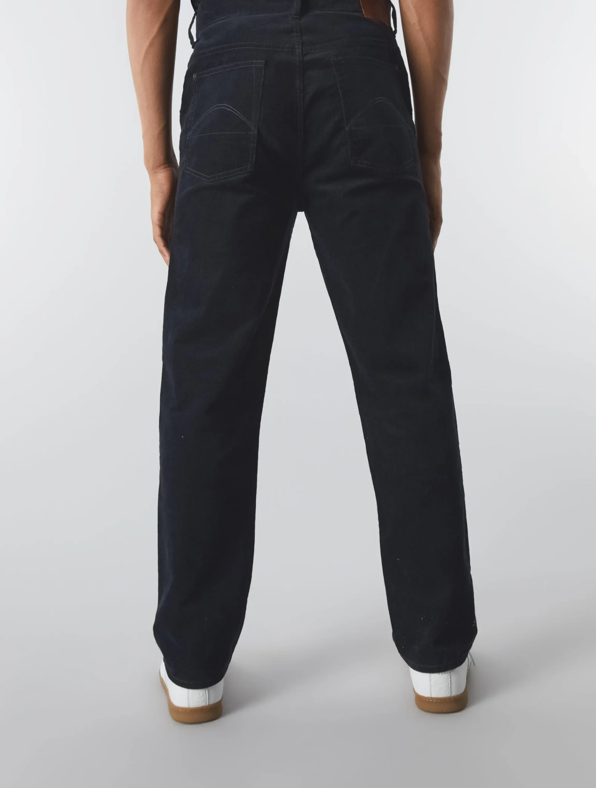 Pretty Green Straight Fit Cords Black Shop